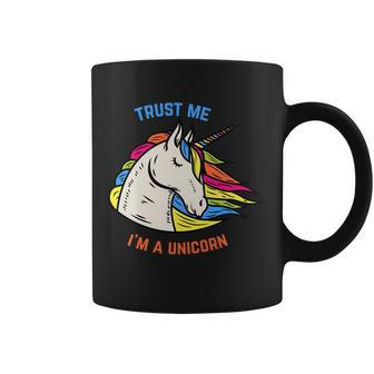 Trust Me Im A Unicorn T-Shirt Graphic Design Printed Casual Daily Basic Coffee Mug - Thegiftio UK