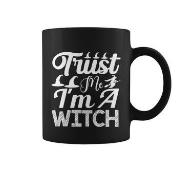 Trust Me Im A Witch Halloween Quote Graphic Design Printed Casual Daily Basic Coffee Mug - Thegiftio UK