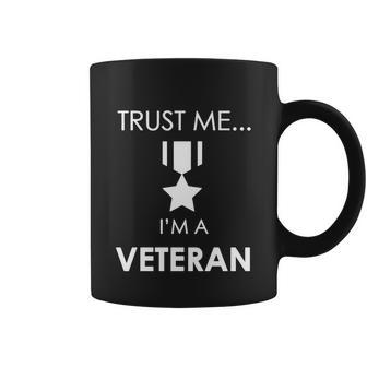 Tshirt Veteran Soldier Retired Funny Gift Pride American Trust Me Graphic Design Printed Casual Daily Basic Coffee Mug - Thegiftio UK