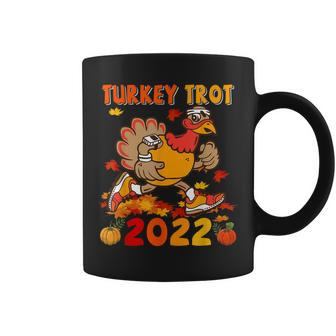 Turkey Trot 2022 Thanksgiving Turkey Running Runner Autumn Coffee Mug - Thegiftio UK