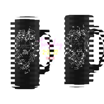 Twosday 2-22-2022 Musician - Twosday 2022 Music Teacher Coffee Mug - Seseable