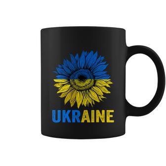 Ukraine Flag Sunflower Vintage Shirt Ukrainian Support Lover Tshirt Coffee Mug - Monsterry