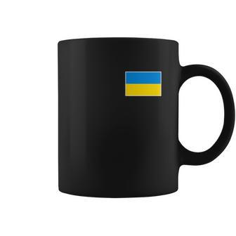 Ukraine Flag With Vintage Ukrainian National Colors Tshirt Coffee Mug - Monsterry