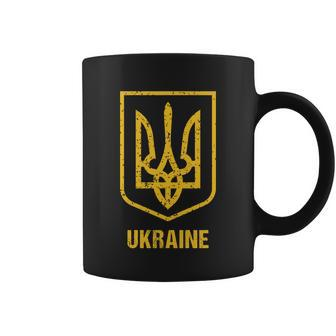 Ukraine Trident Shirt Ukraine Ukraine Coat Of Arms Ukrainian Patriotic Coffee Mug - Monsterry AU