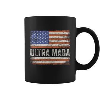 Ultra Maga American Flag Tshirt V3 Coffee Mug - Monsterry CA