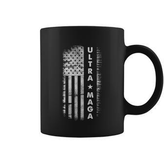 Ultra Maga American Flag V2 Coffee Mug - Monsterry CA