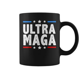 Ultra Maga Conservative Proud 4Th Of July Vintage Us Flag Coffee Mug - Thegiftio UK