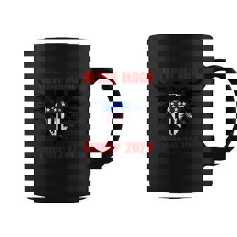 Ultra Maga Eagle Grunge Splatter Trump 2024 Anti Biden Coffee Mug - Monsterry