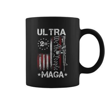 Ultra Maga Maga King American Flag 2Nd Amendment Gun Control Tshirt Coffee Mug - Monsterry UK