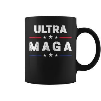 Ultra Maga Proud Ultra Maga American Flag Coffee Mug - Thegiftio UK