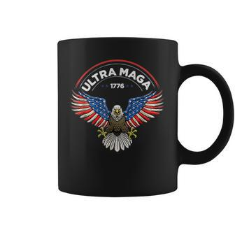Ultra Maga Us Flag Top American Gifzs Ultra Mega Coffee Mug - Thegiftio UK