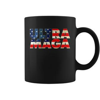 Ultra Maga Usa American Flag Coffee Mug - Monsterry UK