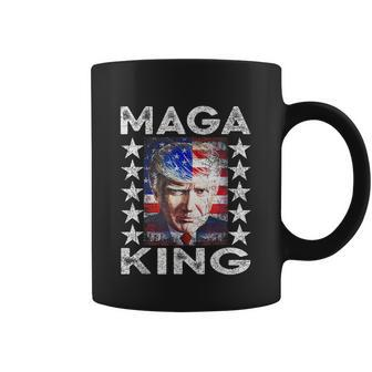 Ultra Mega King Trump Vintage American Us Flag Anti Biden V2 Coffee Mug - Monsterry CA