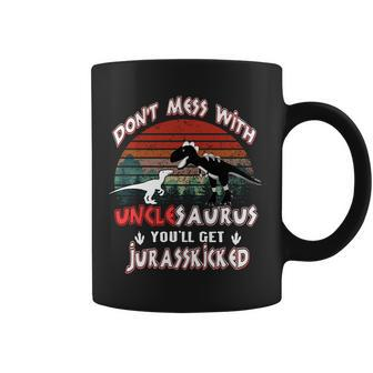 Uncle Dinosaur Trex V2 Coffee Mug - Monsterry