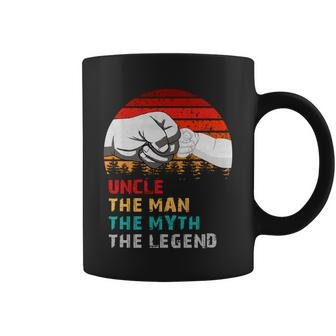 Uncle The Man The Myth The Legend Coffee Mug - Monsterry
