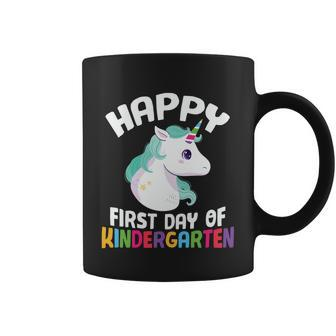 Unicorn First Day Of Kindergarten Back To School Coffee Mug - Monsterry AU
