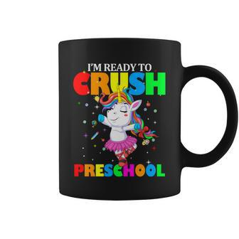 Unicorn Im Ready To Crush Preschool V2 Coffee Mug - Monsterry