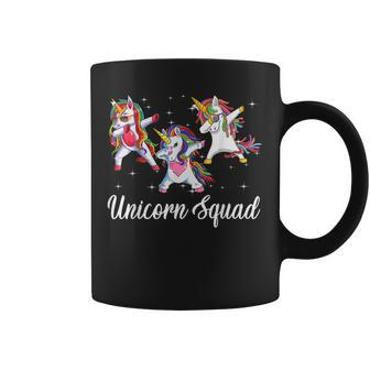 Unicorn Squad Funny Birthday Party Dabbing Unicorn Lover Coffee Mug - Seseable