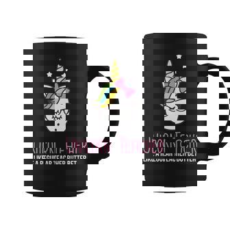 Unicorn Teacher Like A Regular Teacher But Better Tshirt Coffee Mug - Monsterry
