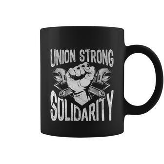Union Strong Solidarity Labor Day Worker Proud Laborer Gift V2 Coffee Mug - Monsterry