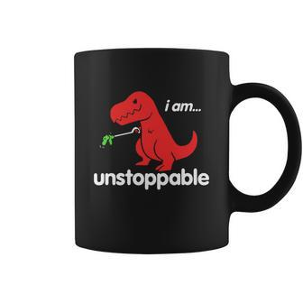 Unstoppable T Rex Funny Tshirt Coffee Mug - Monsterry UK