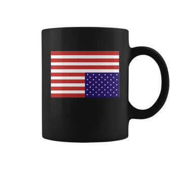 Upside Down American Flag In Distress Coffee Mug - Monsterry DE