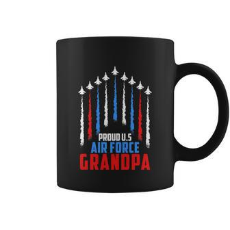 Us Air Force Proud Grandpa Proud Air Force Grandpa Fathers Graphic Design Printed Casual Daily Basic Coffee Mug - Thegiftio UK
