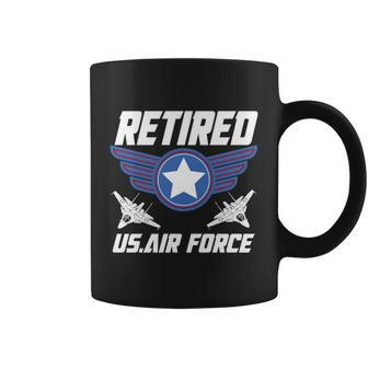 US Air Force Retired Graphic Design Printed Casual Daily Basic Coffee Mug - Thegiftio UK