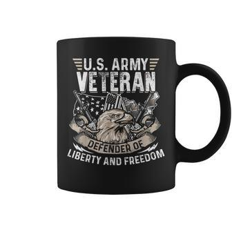 Us Army Veteran Defender Of Liberty 4Th Of July Day Coffee Mug - Seseable