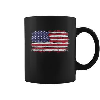 Us Flag Vintage Merican Independence Day On 4Th Of July Great Gift Coffee Mug - Monsterry CA