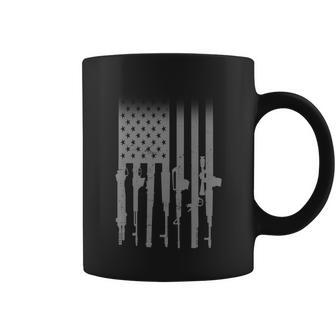 Us Gun Flag Coffee Mug - Monsterry AU