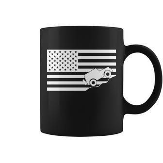 Us Truck Simple Off-Roading Flag Graphic Design Printed Casual Daily Basic Coffee Mug - Thegiftio UK