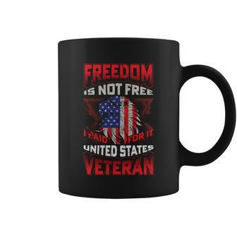 Us Veteran Freedom Is Not Free Graphic Design Printed Casual Daily Basic Coffee Mug - Thegiftio UK