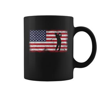 Usa American Flag Golf Lovers 4Th July Patriotic Golfer Man Cool Gift Coffee Mug - Monsterry CA