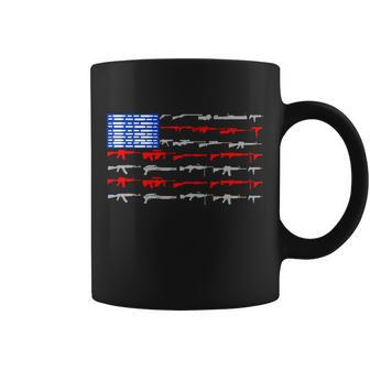 Usa Flag 2Nd Amendment Gun Flag Rights V2 Coffee Mug - Monsterry UK