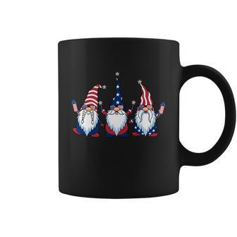 Usa Patriotic Gnomes American Flag 4Th Of July Independence Gift Coffee Mug - Monsterry