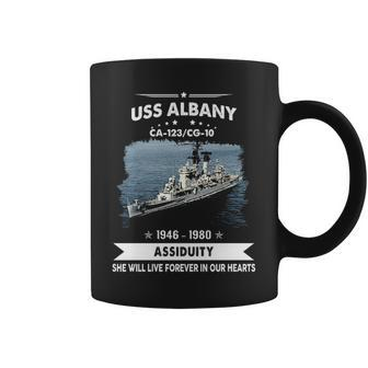 Uss Albany Cg 10 Ca Coffee Mug - Monsterry DE