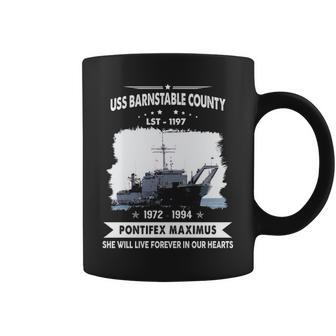 Uss Barnstable County Lst V2 Coffee Mug - Monsterry