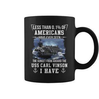 Uss Carl Vinson Cvn 70 Sunset Coffee Mug - Monsterry