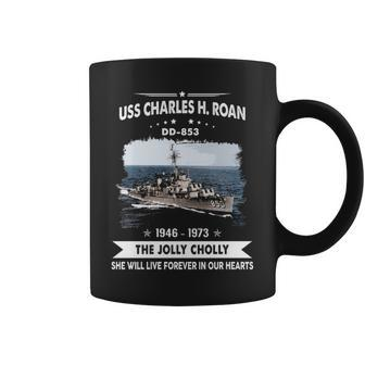 Uss Charles H Roan Uss Dd Coffee Mug - Monsterry