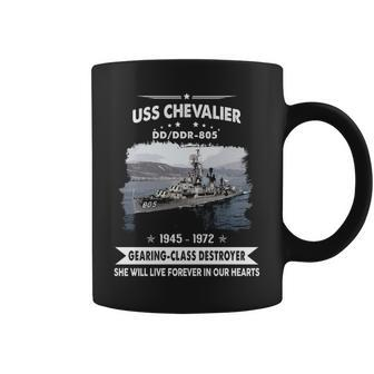 Uss Chevalier Dd 805 Dd Coffee Mug - Monsterry