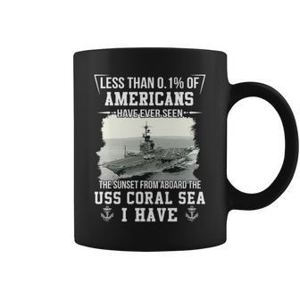 Uss Coral Sea Cv 43 Cva 43 Sunset Coffee Mug - Monsterry AU