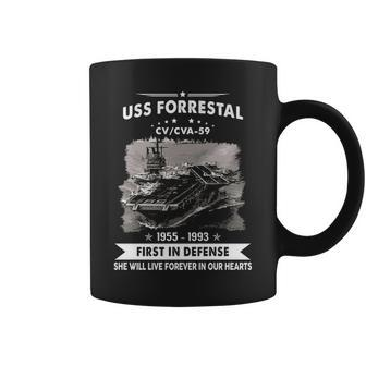 Uss Forrestal Cv 59 Cva Coffee Mug - Monsterry