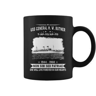 Uss General H W Butner T Ap 113 Ap Coffee Mug - Monsterry DE