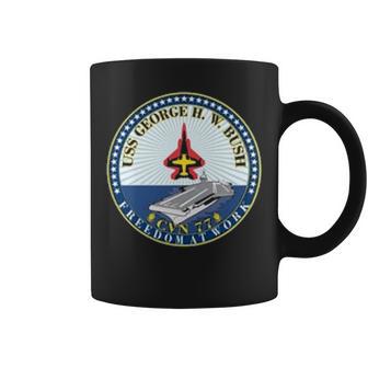 Uss George HW Bush Cvn Coffee Mug - Monsterry