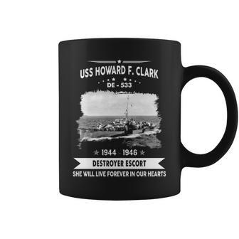 Uss Howard F Clark De Coffee Mug - Monsterry