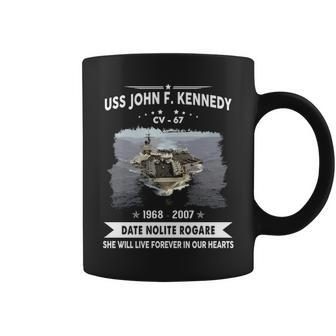 Uss John F Kennedy Cv V2 Coffee Mug - Monsterry