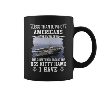 Uss Kitty Hawk Cva Cv 63 Sunset Coffee Mug - Monsterry UK