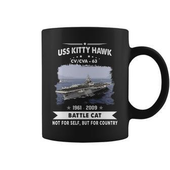 Uss Kittyhawk Cv 63 Cva Coffee Mug - Monsterry
