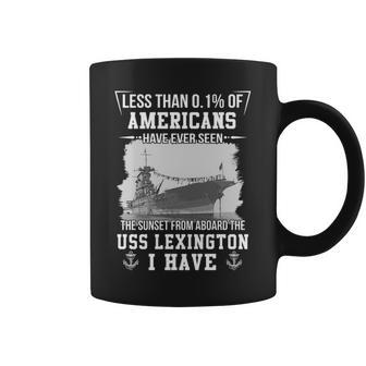 Uss Lexington Cv 2 Sunset Coffee Mug - Monsterry